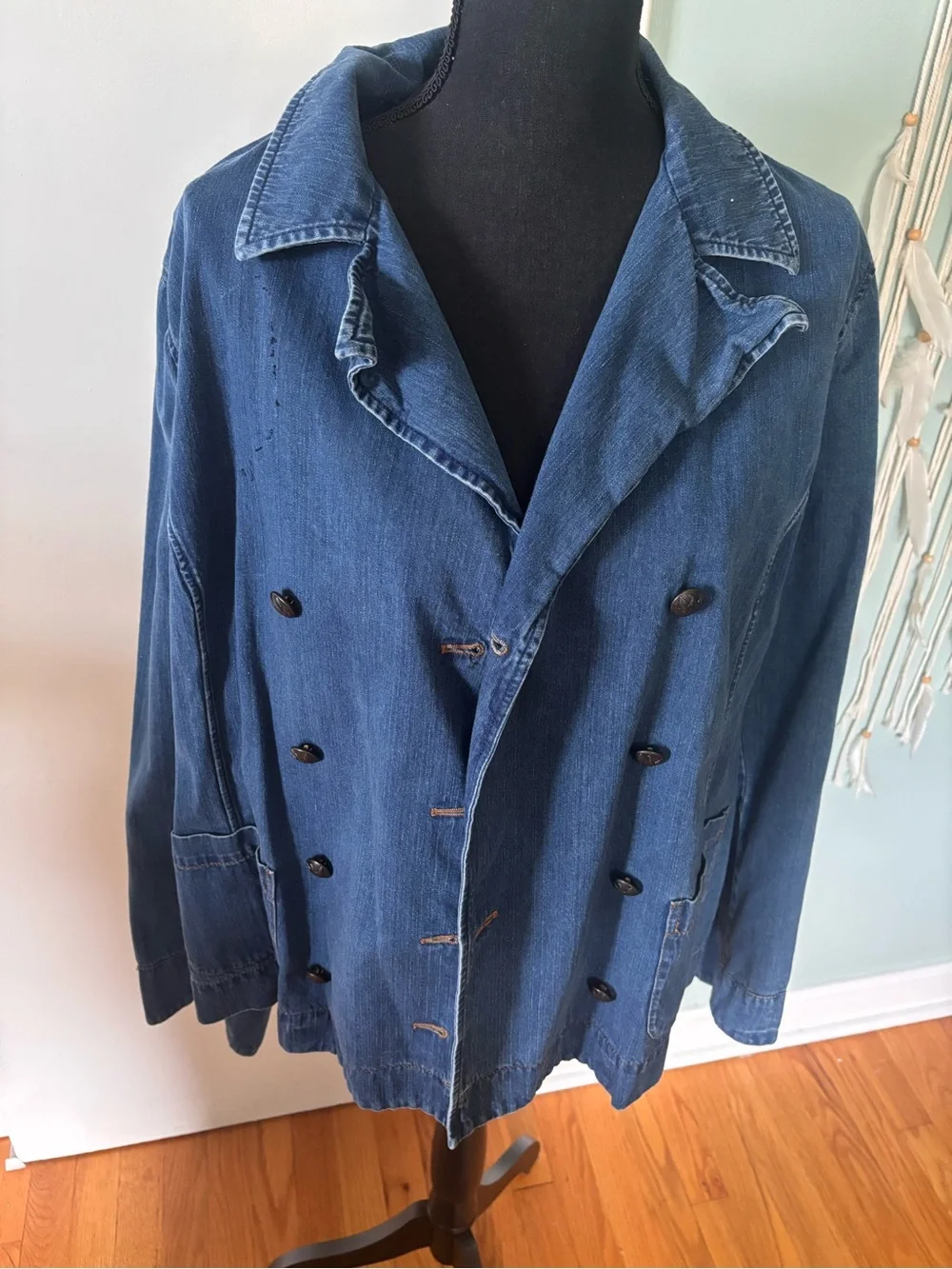 Vintage Ralph Lauren Custom -designed Frida Kahlo jacket 100% Cotton - Picture 3 of 14